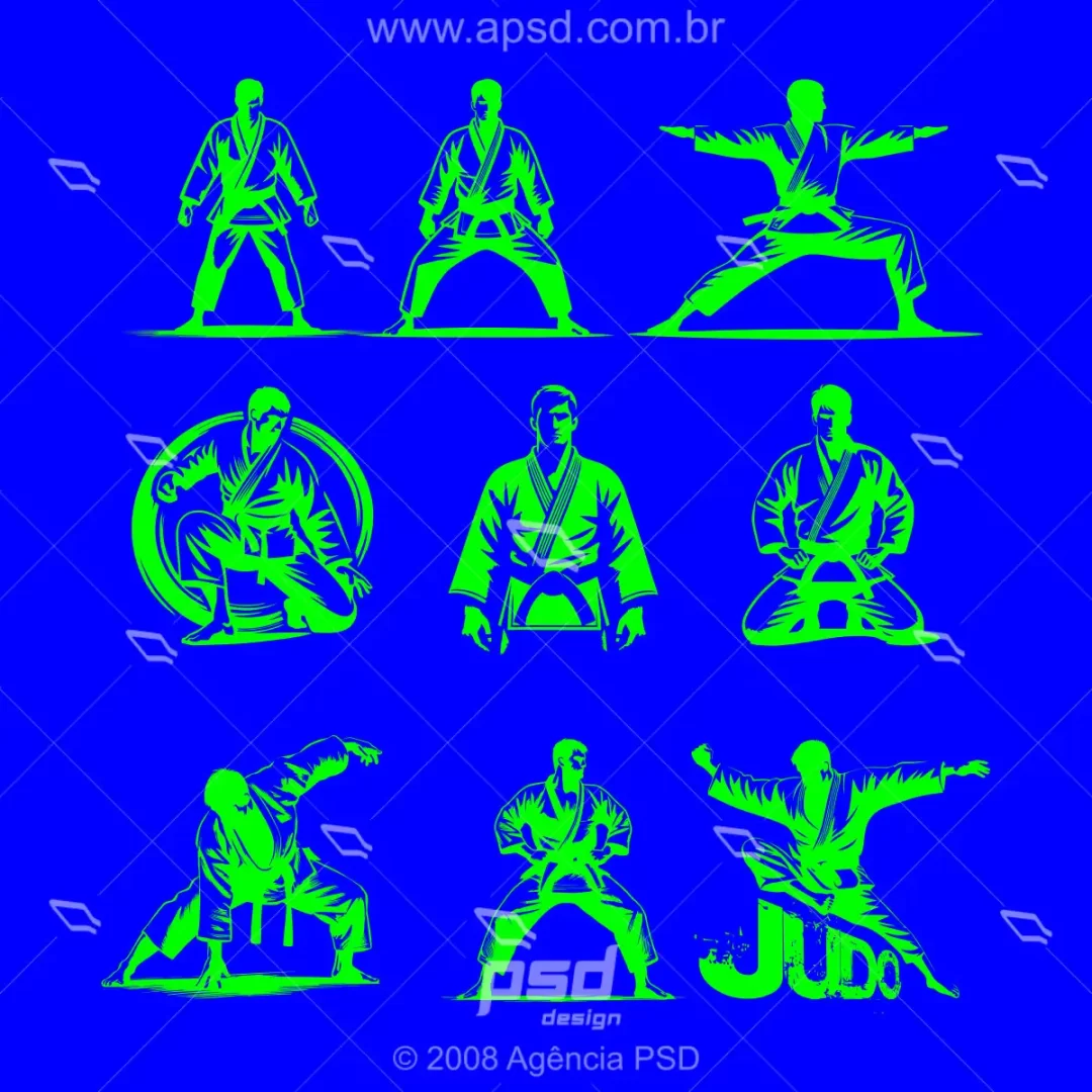 vetores judoca