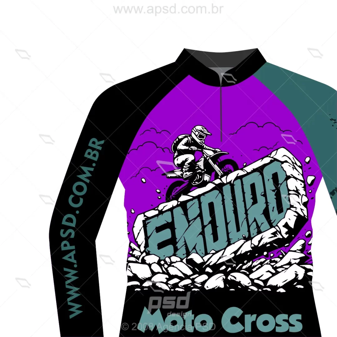 arte camiseta motocross
