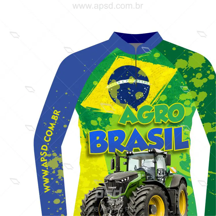 arte camiseta agro brasil