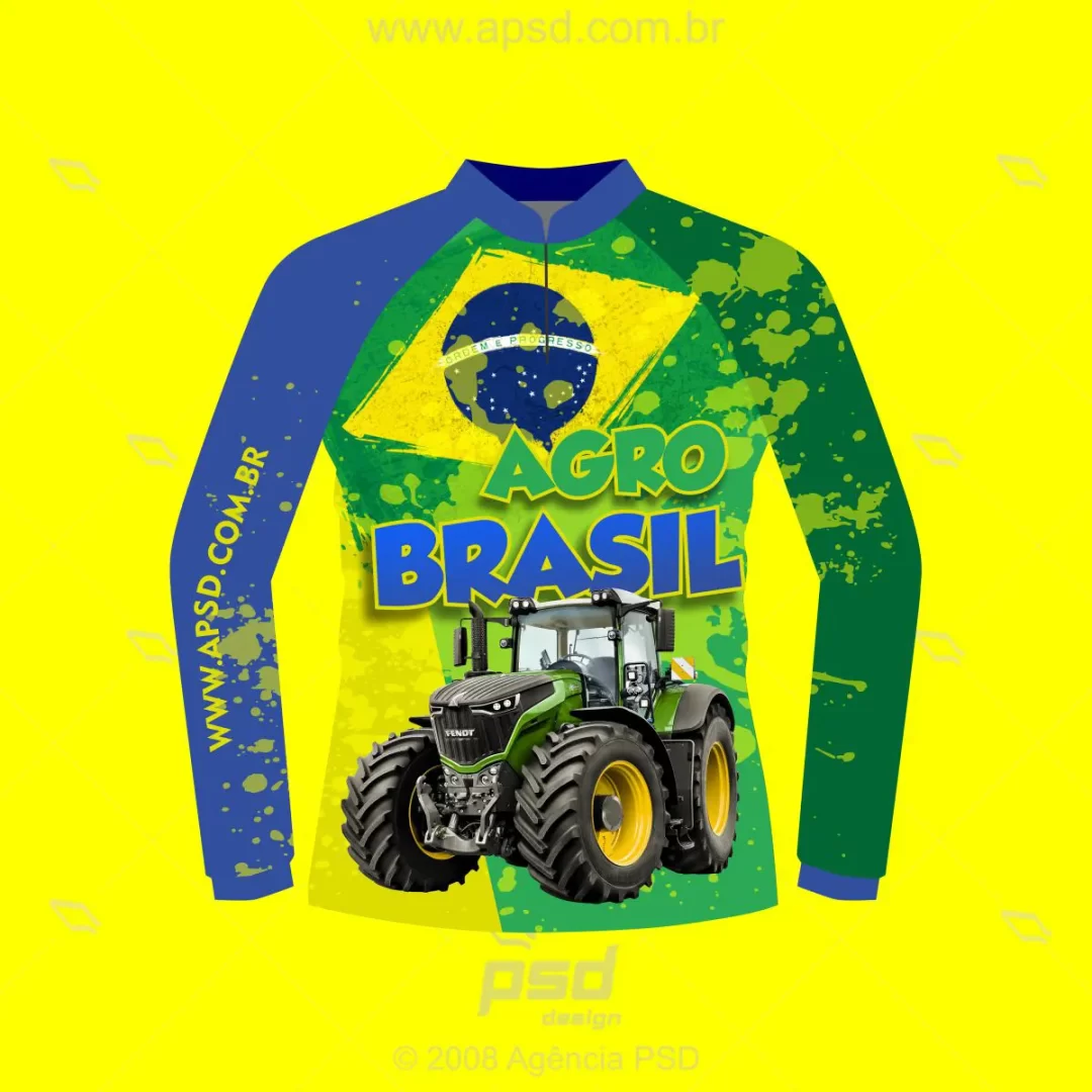camiseta agro brasil
