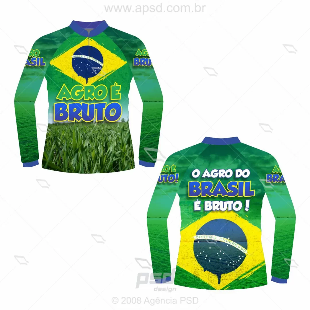 Arte camiseta Agro é Bruto - Imagem 2