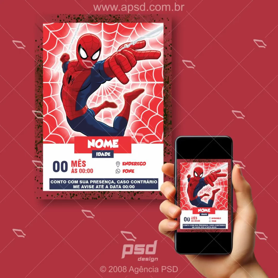 arte convite digital spider