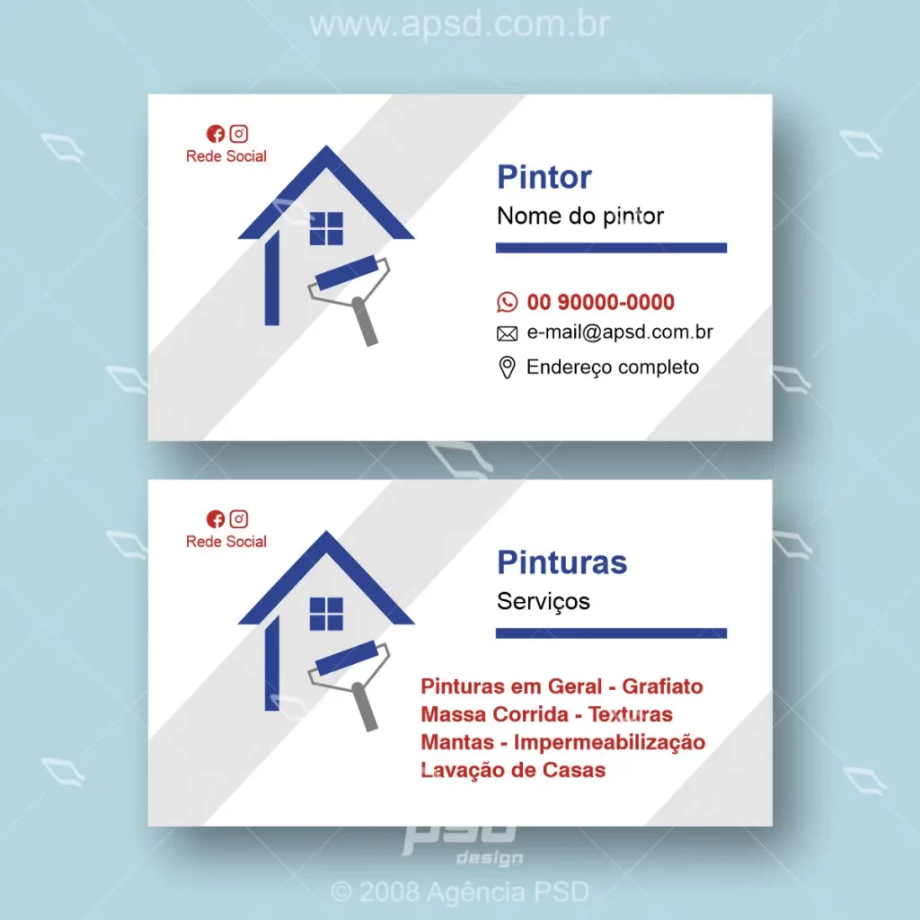 arte cartão pintor