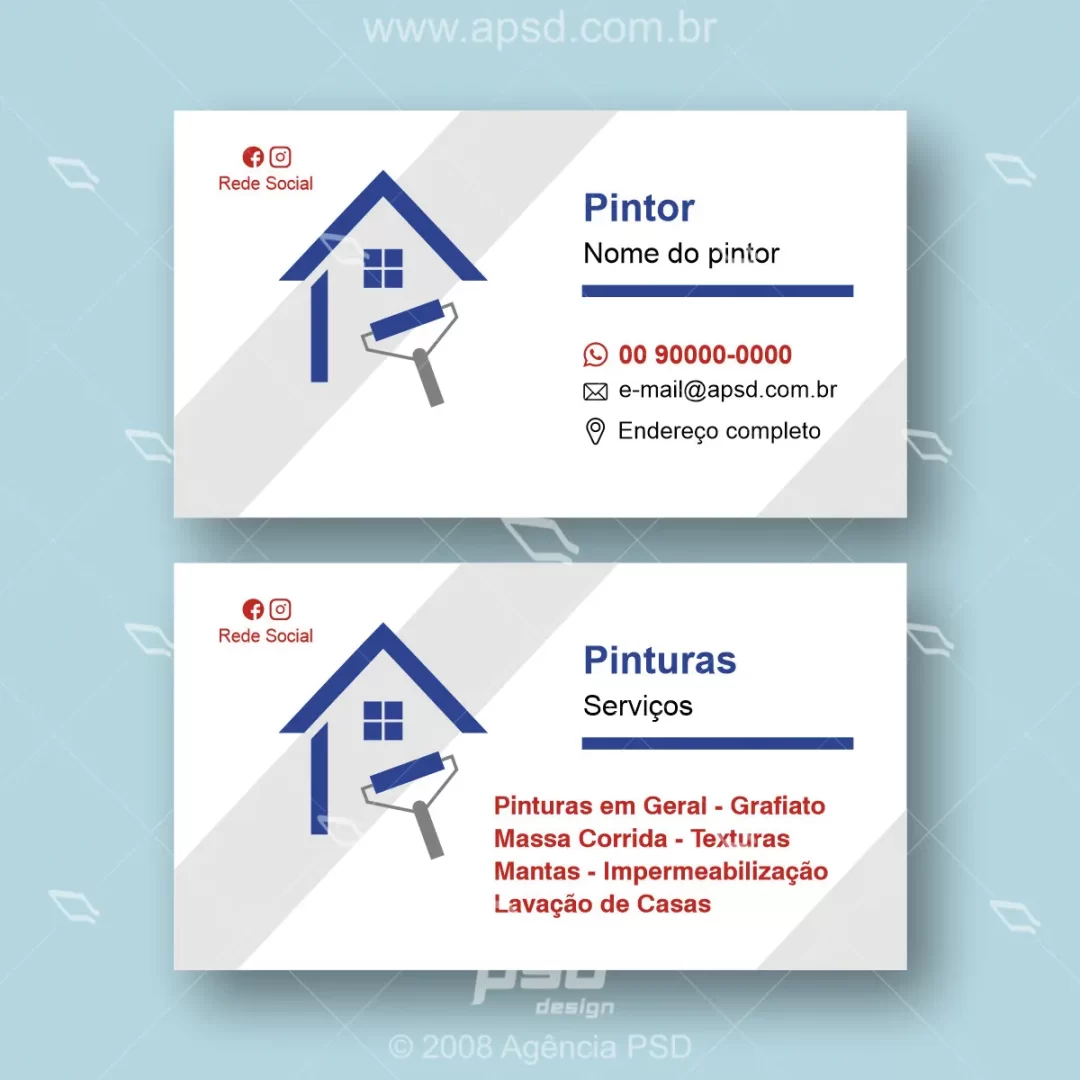 arte cartão pintor