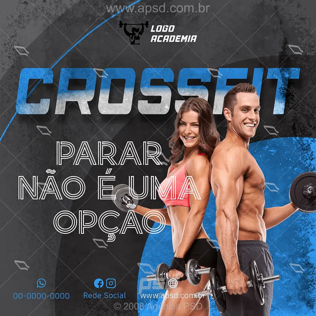 arte midia social crossfit