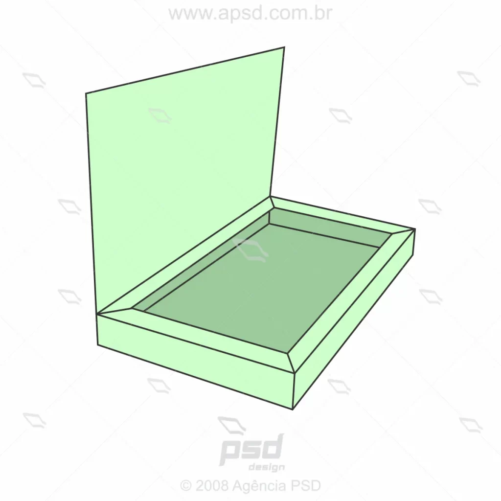 molde convite com visor