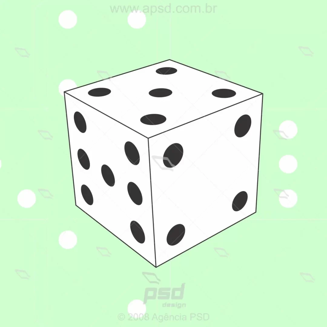 molde para montar dado de papel