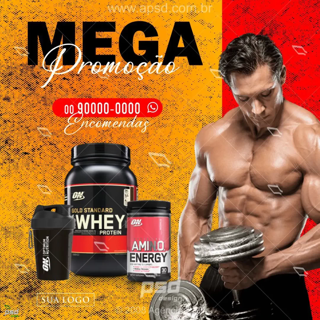 mídias whey suplementos