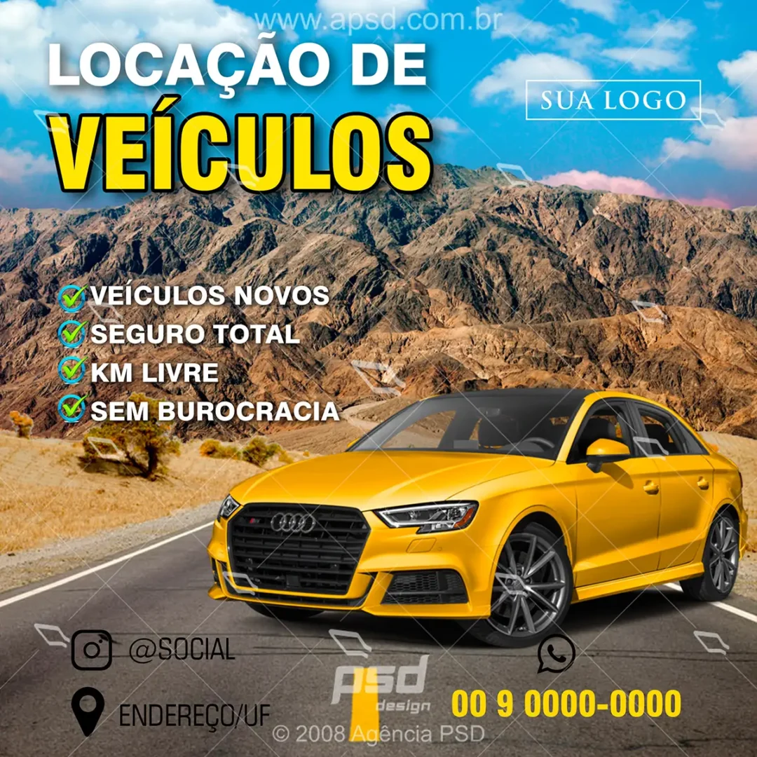 mídia locação de veículos