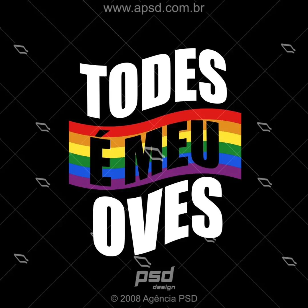 estampa todes é meu oves