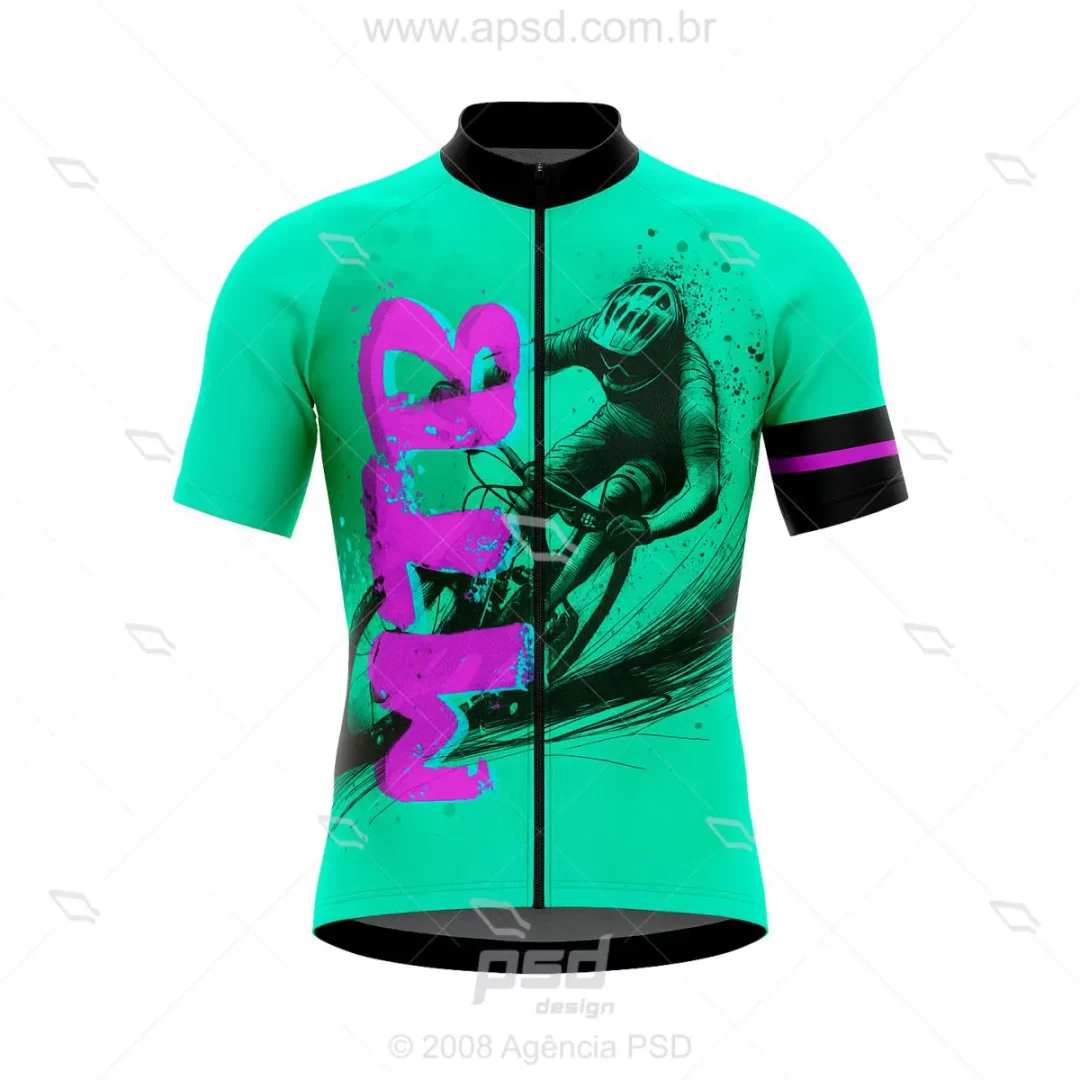 arte camiseta ciclista mtb