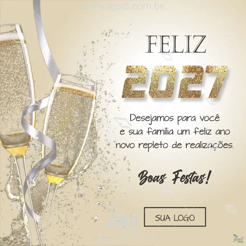 Arte reveillon 2027