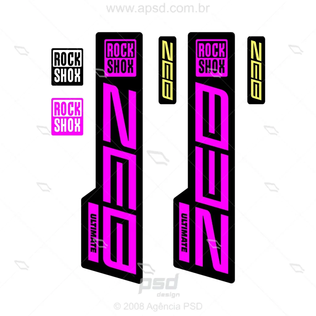 arte adesivo zeb rockshox