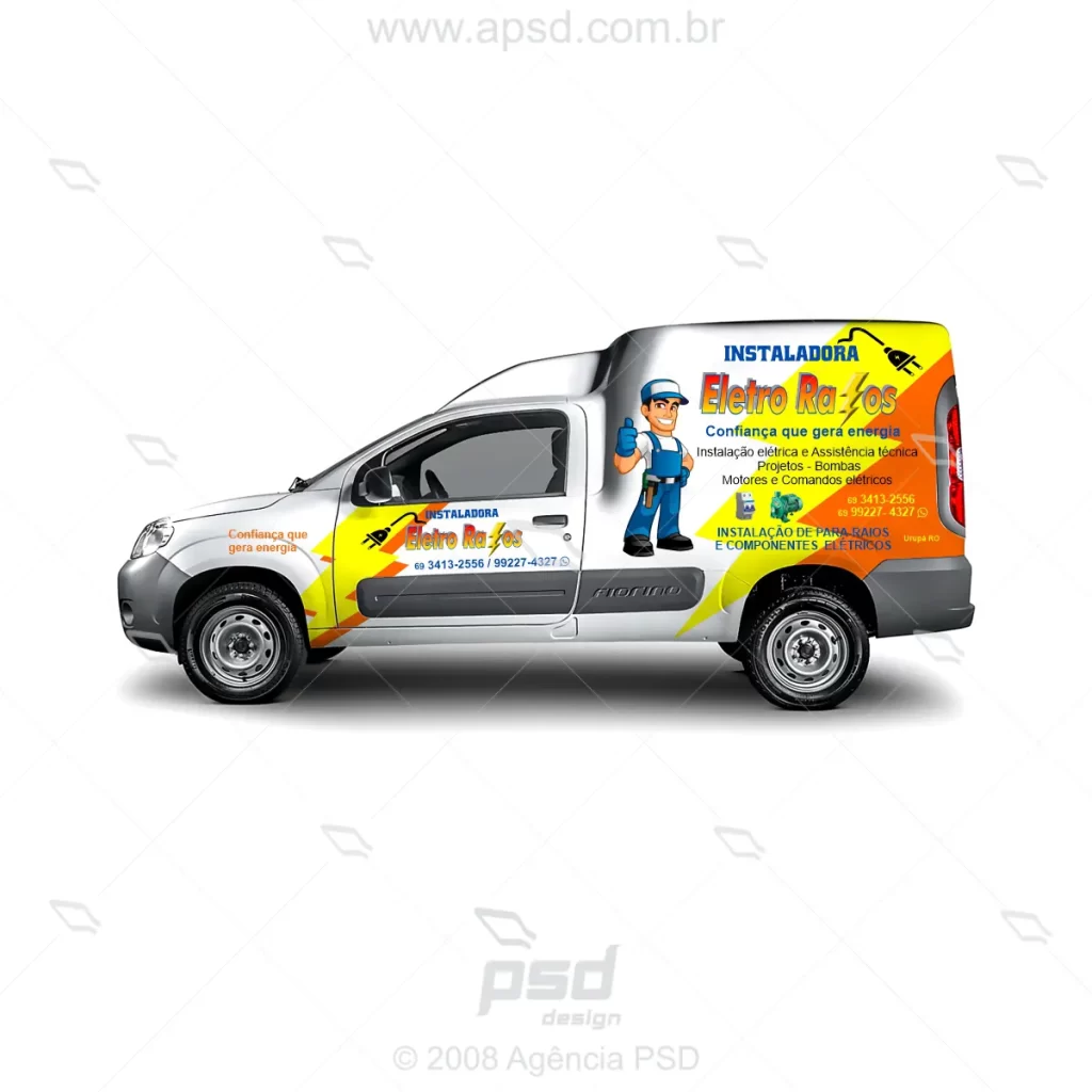 arte final adesivo envelopamento fiorino
