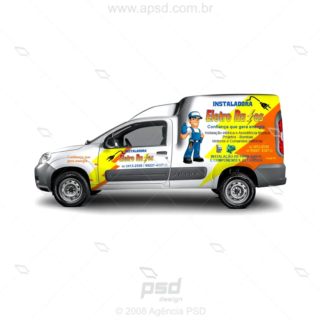 arte final adesivo envelopamento fiorino