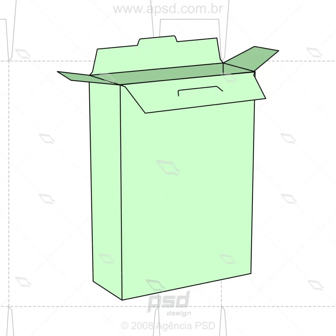 molde caixa para aveia