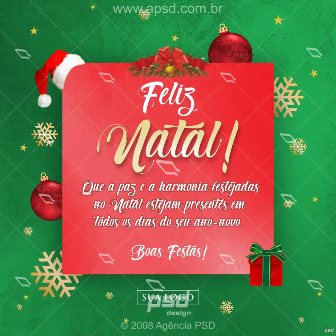 mídia digital feliz natal