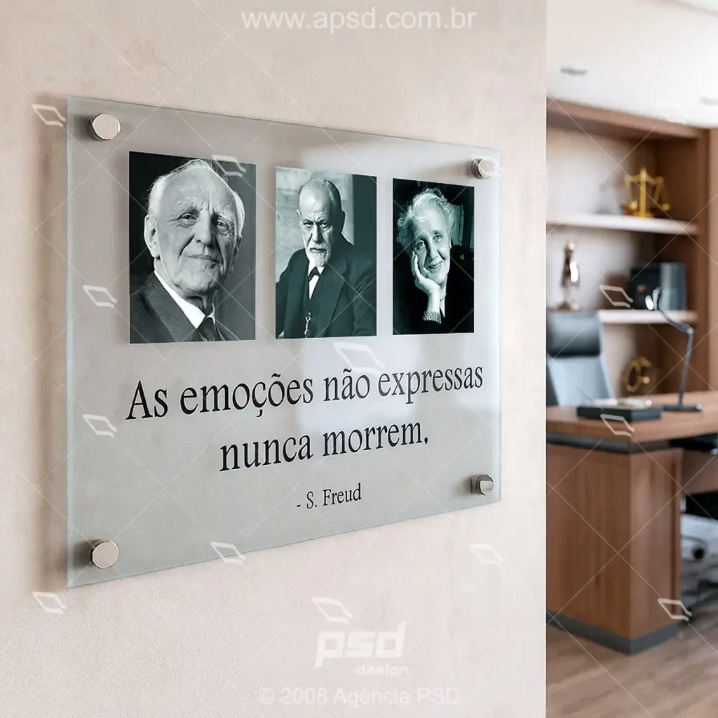 Arte placa Freud
