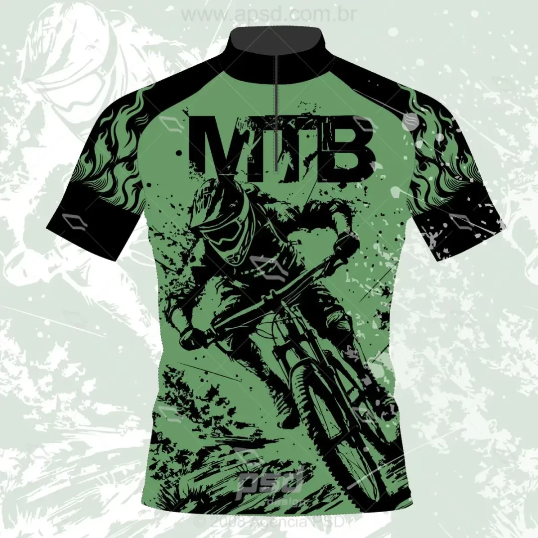 arte camiseta ciclista mtb