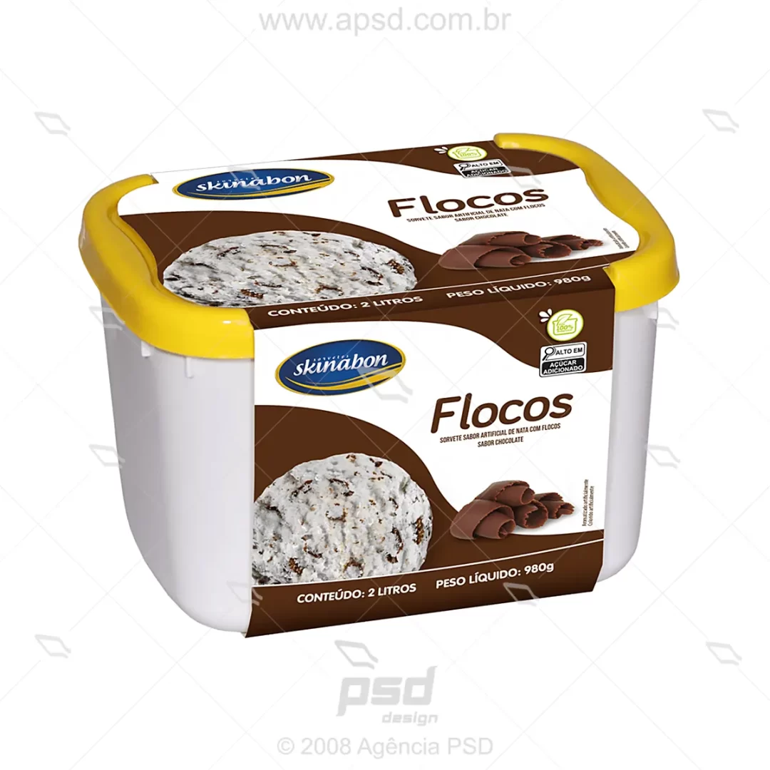 arte rótulos pote sorvete 2l