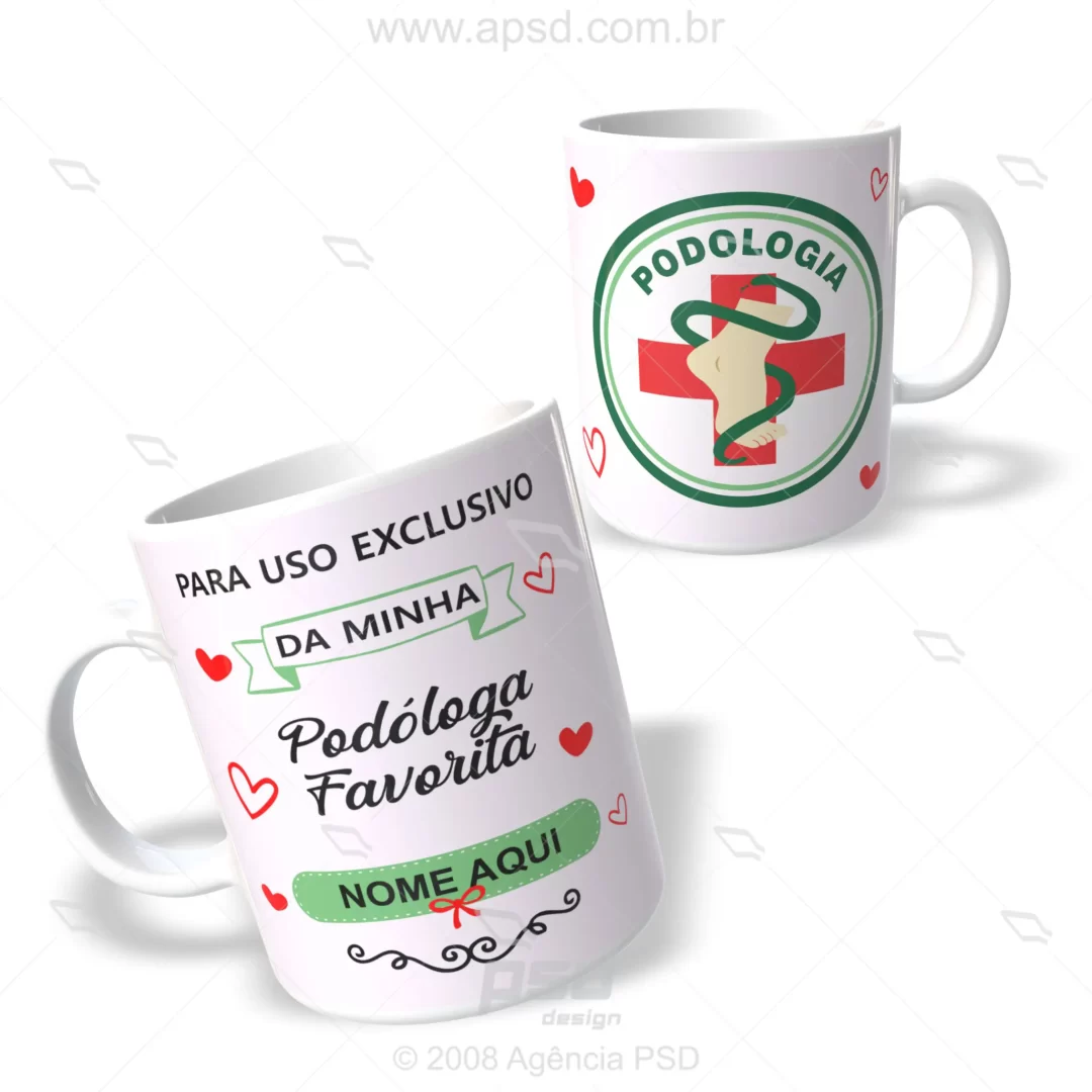 caneca podóloga favorita