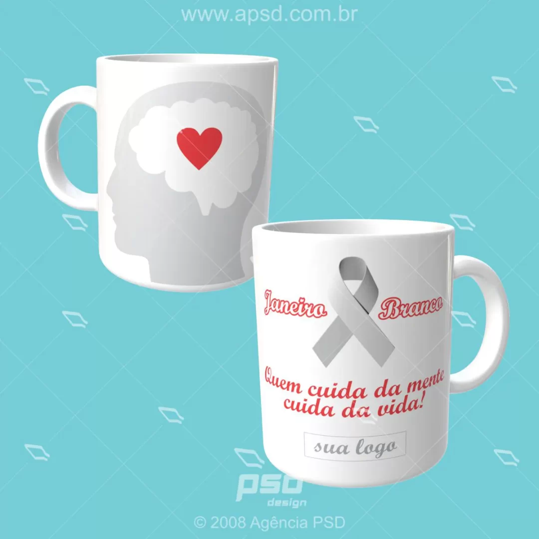 arte caneca janeiro branco