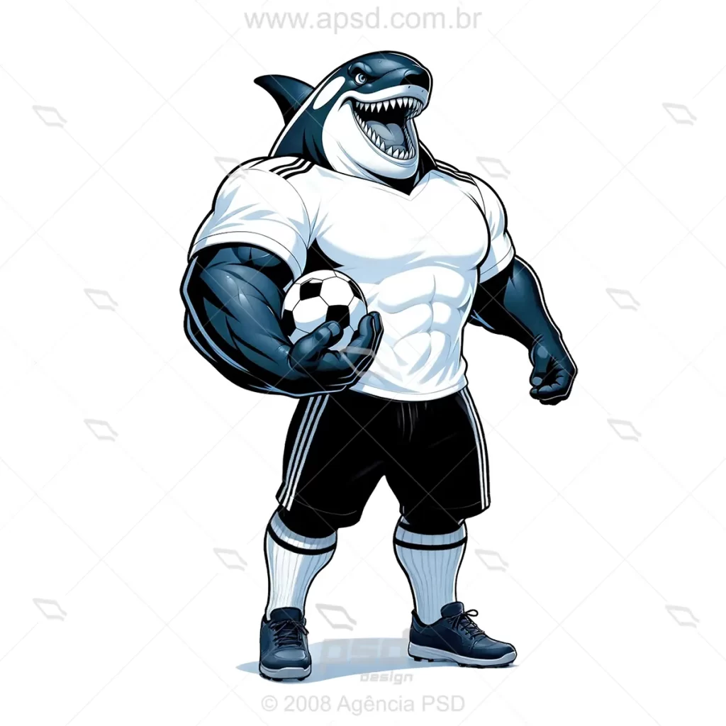 mascote santos orca