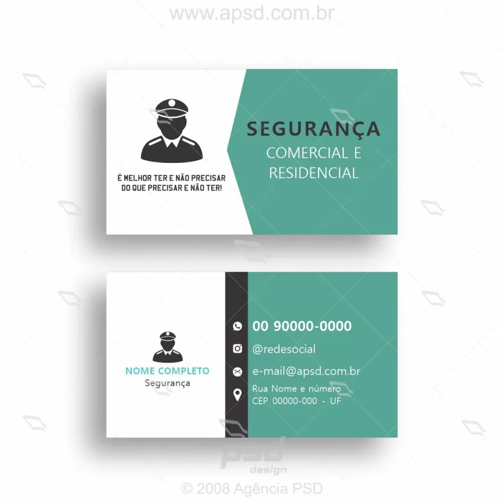 arte cartão segurança