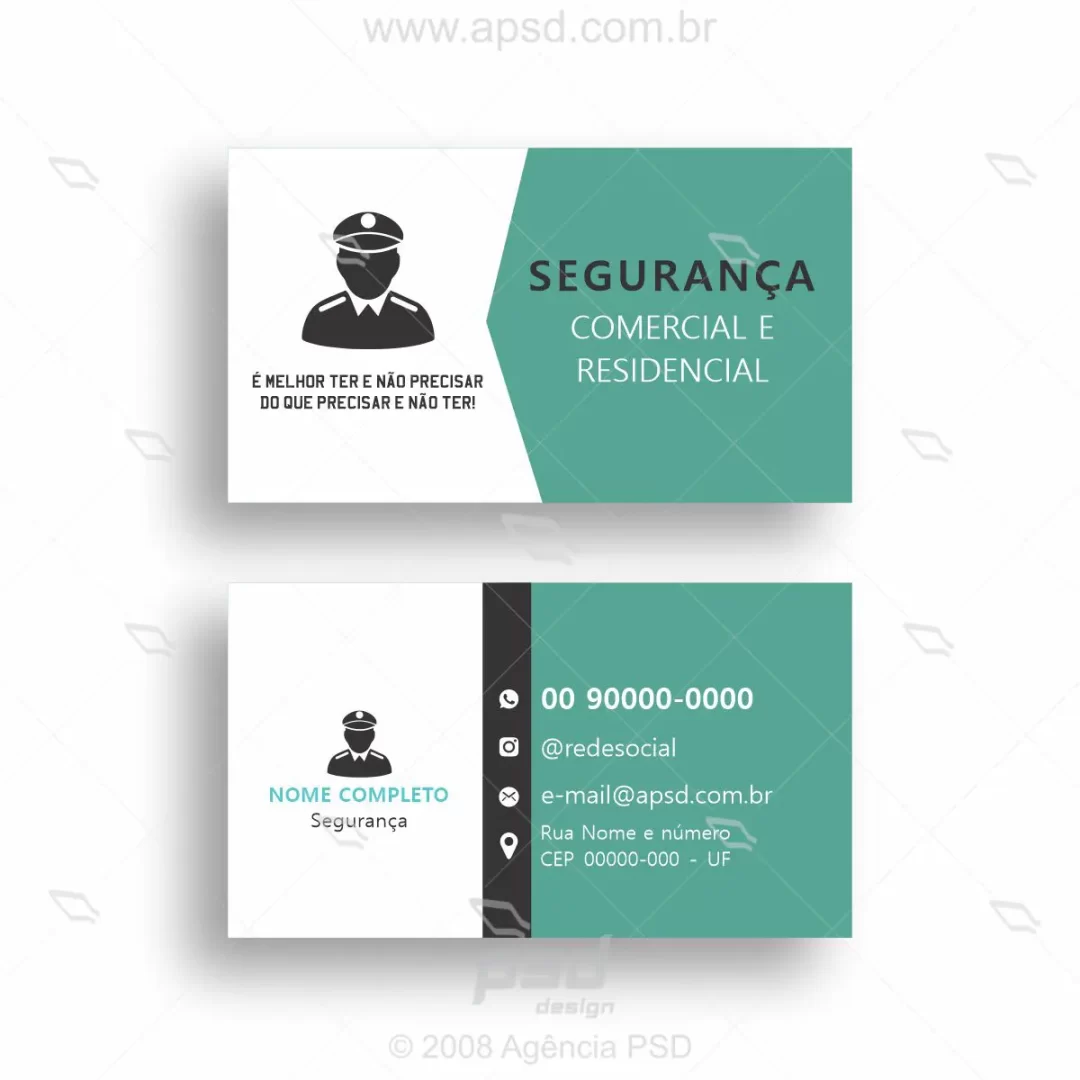 arte cartão segurança