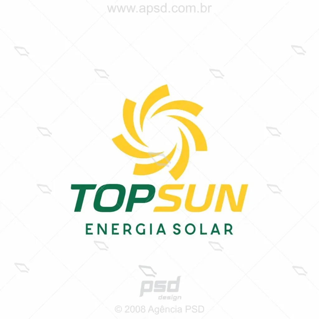 Logo energia painel solar