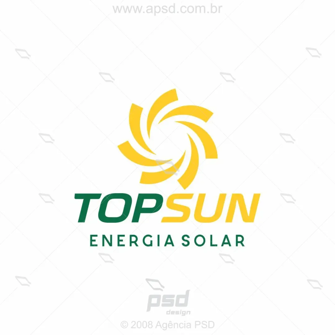 Logo energia painel solar