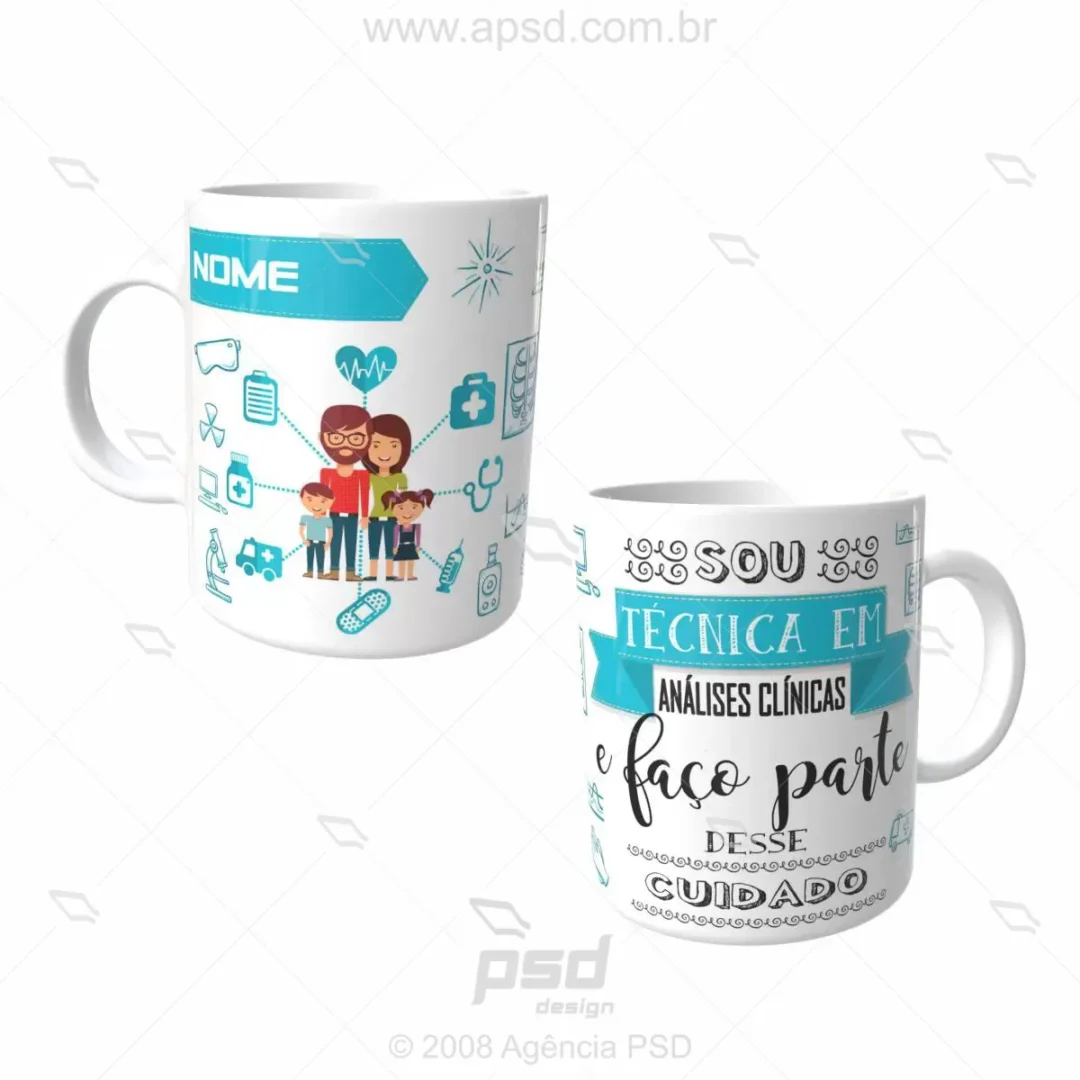 arte caneca técnica de análises técnicas