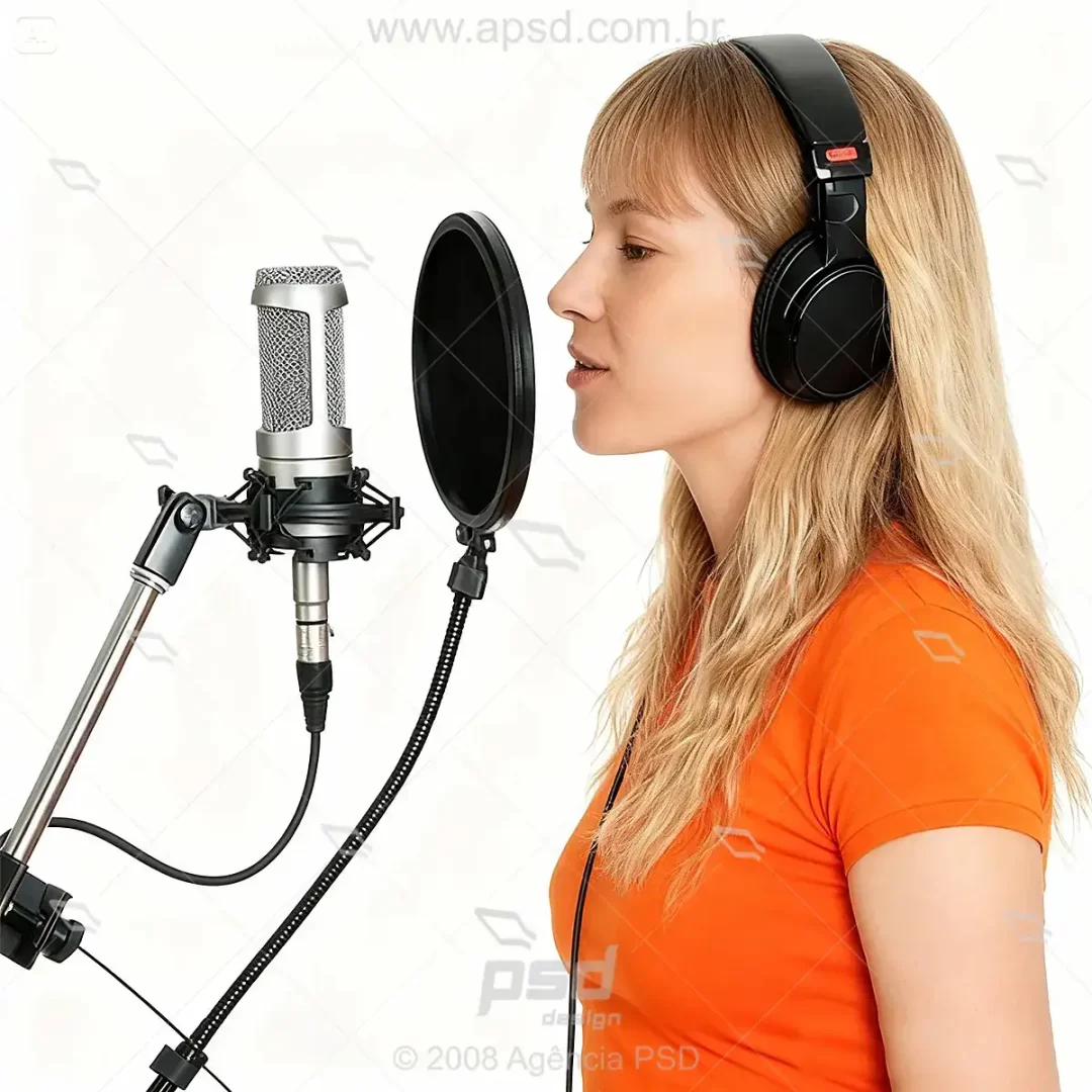 locução voz feminina