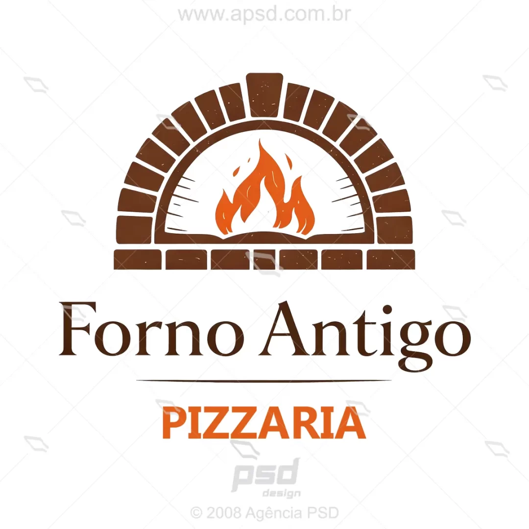 logo forno antigo pizzaria