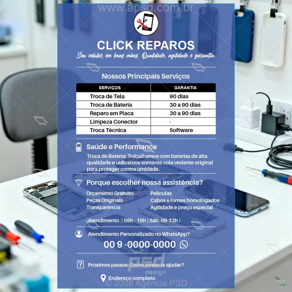 mídia serviços de assistência celular