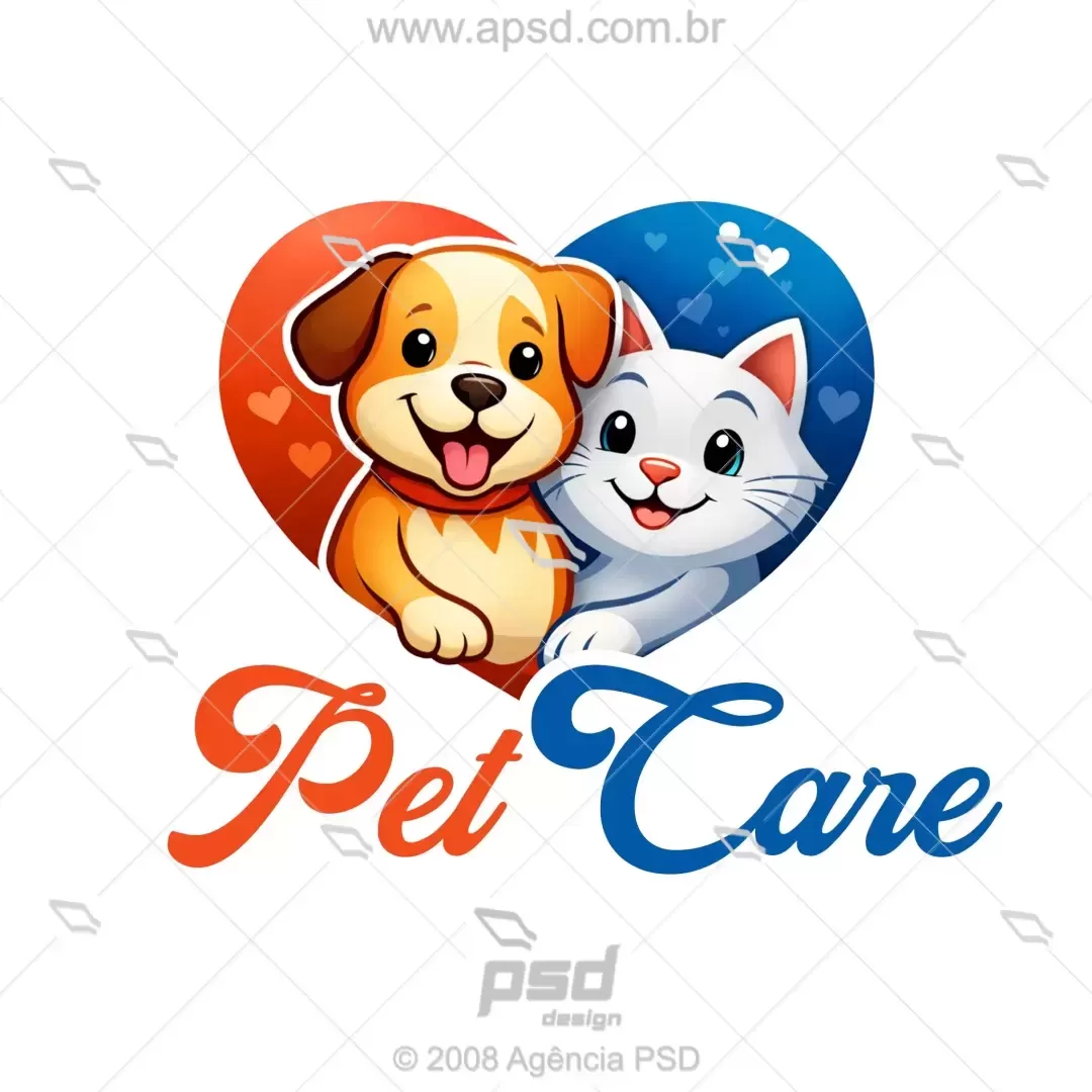 Arte Minimalista Cuidado Com Animais