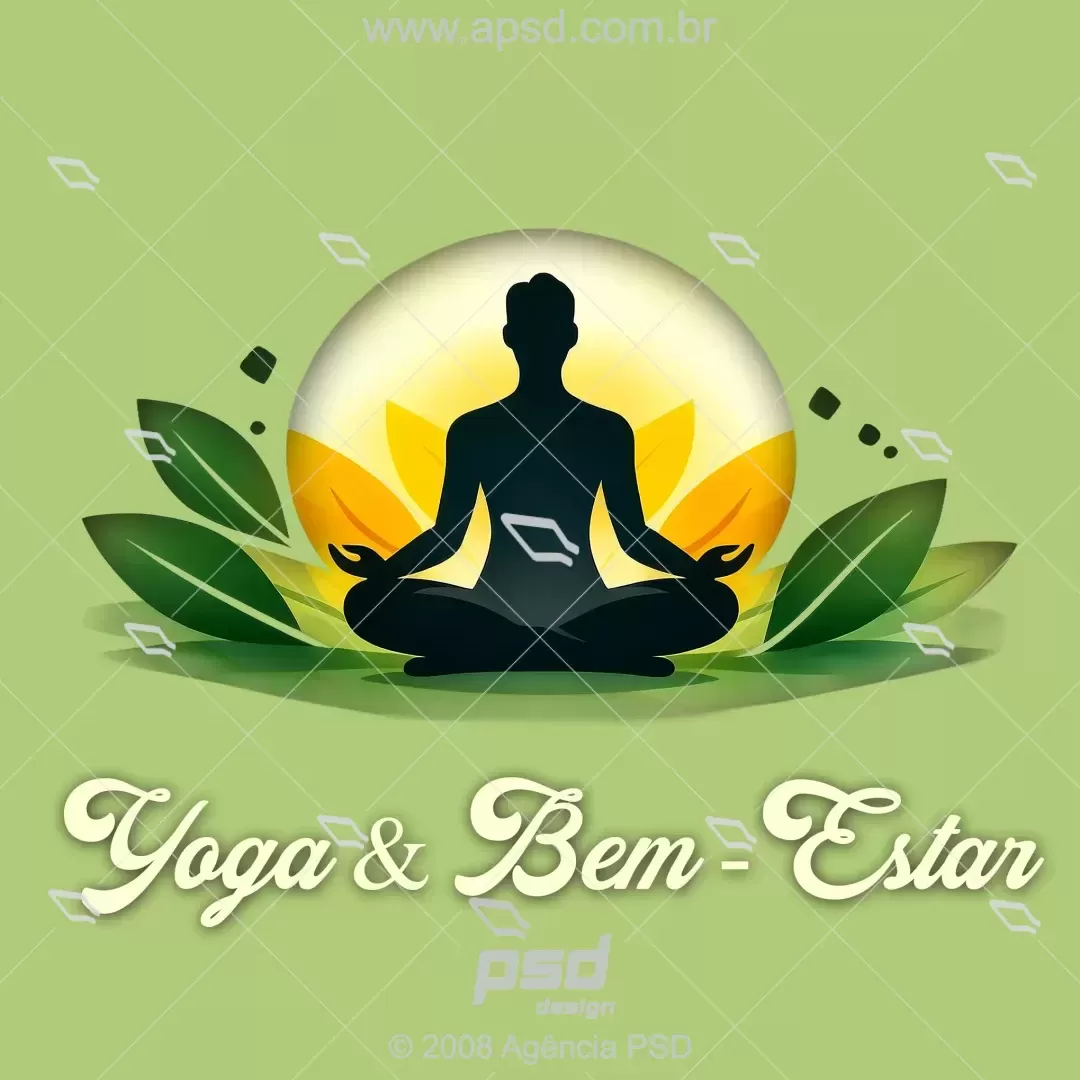 Arte Minimalista Yoga & Bem Estar