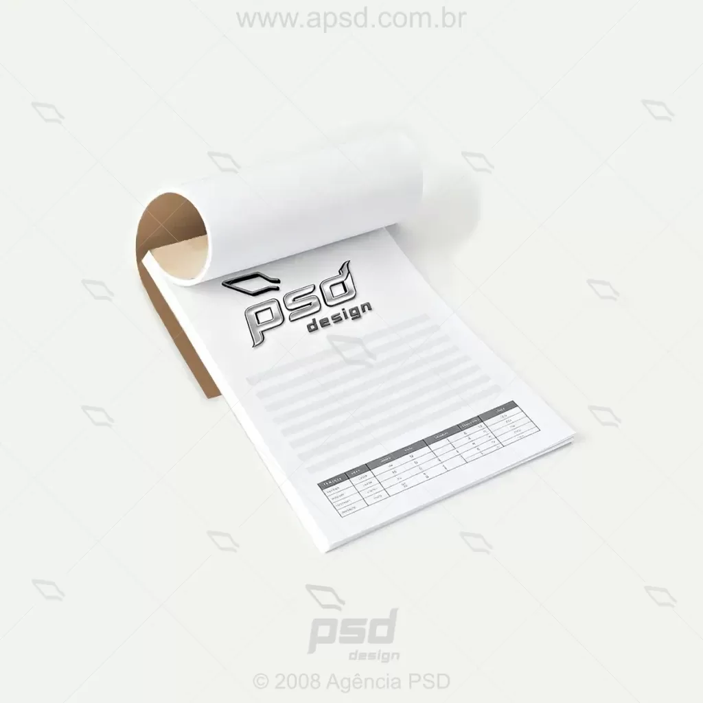 bloco de pedido