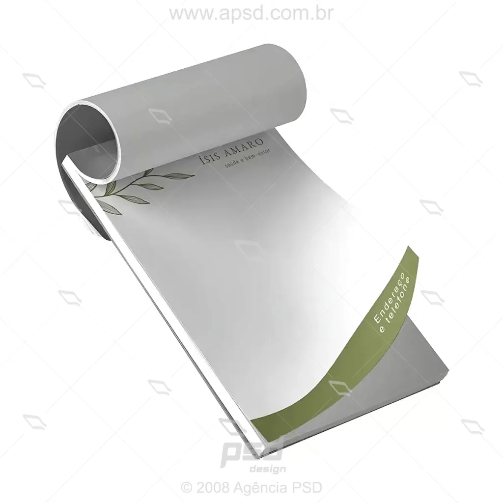 bloco rascunho personalizado
