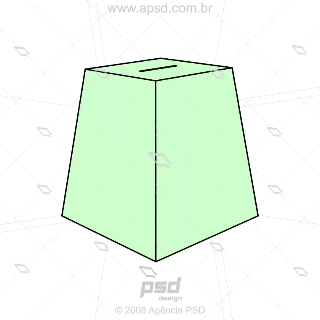 molde caixa urna cupons