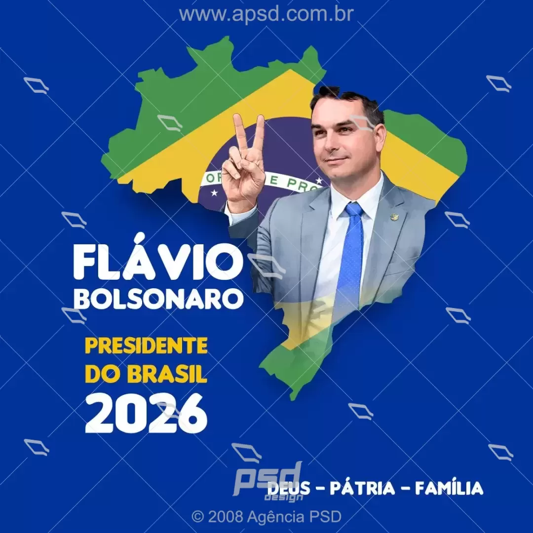Artes Flávio Bolsonaro Presidente vitória