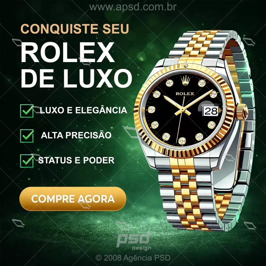 Midia Rolex de Luxo