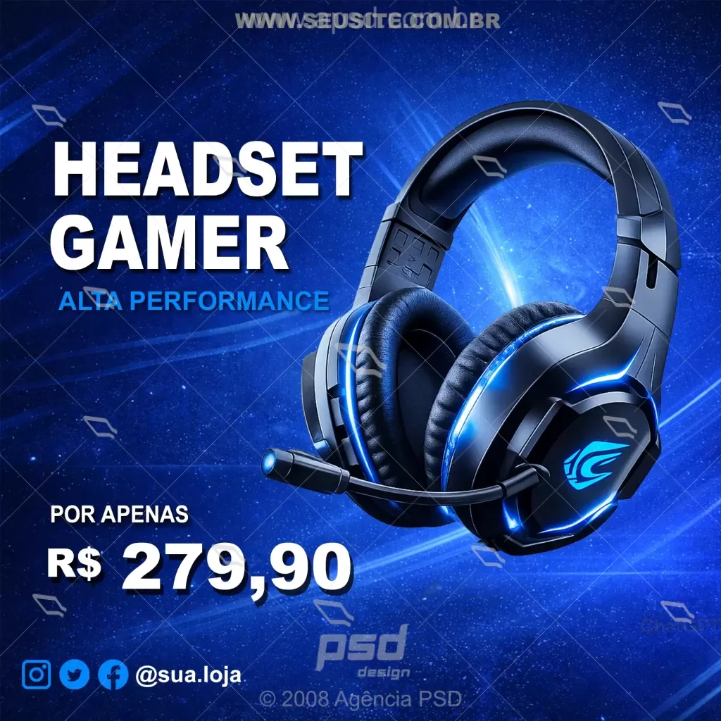 Arte Headset Gamer