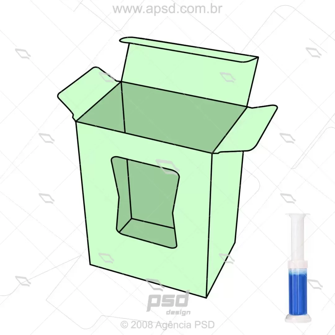 molde caixa para gel adesivo sanitário