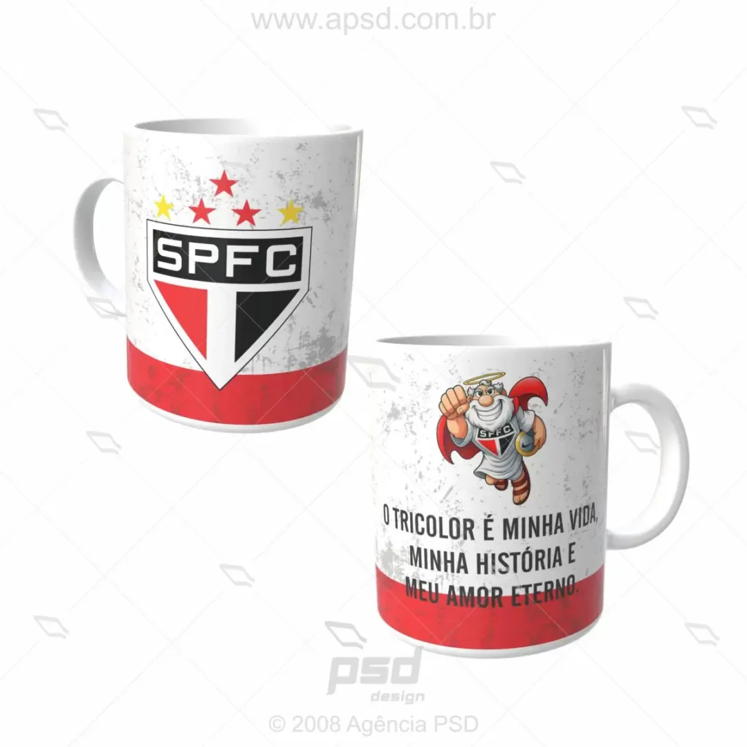 arte caneca são paulo futebol clube