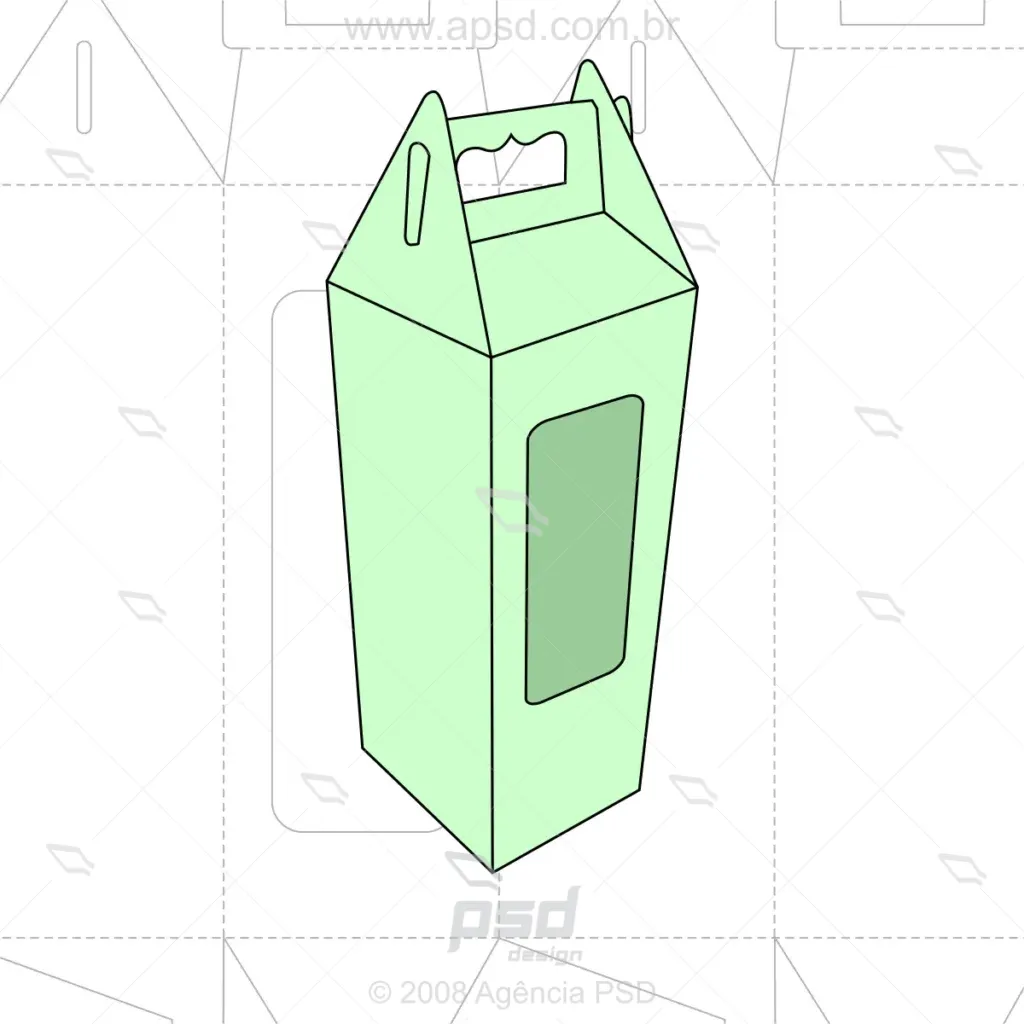 molde caixa para mini garrafa vinho