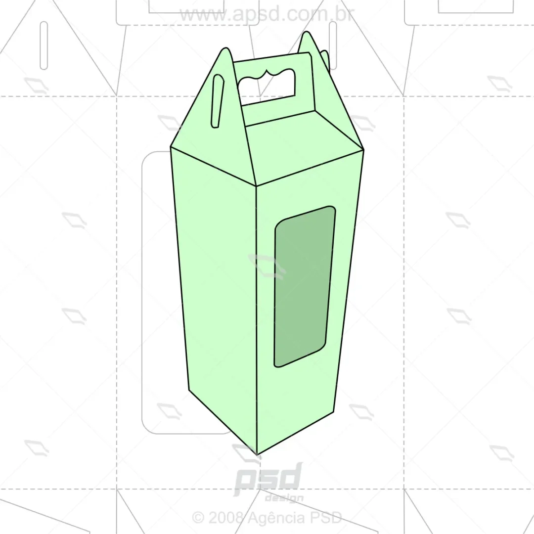 molde caixa para mini garrafa vinho