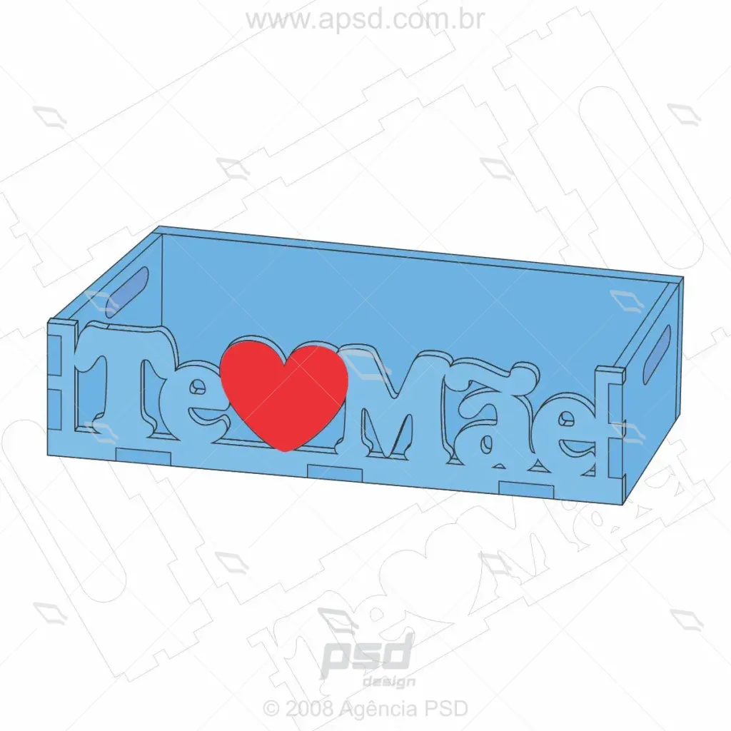 bandeja te amo mãe