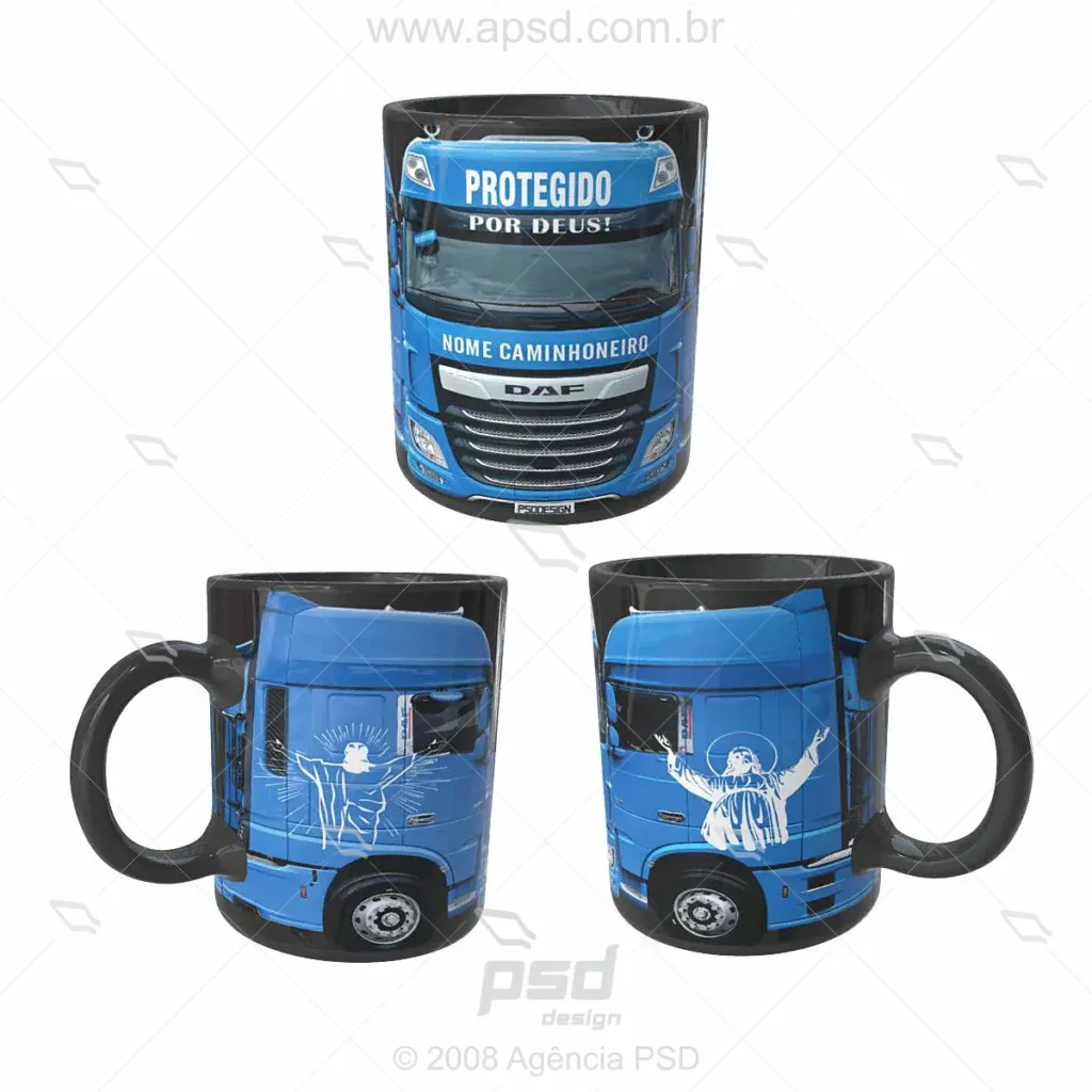 caneca caminhoneiro