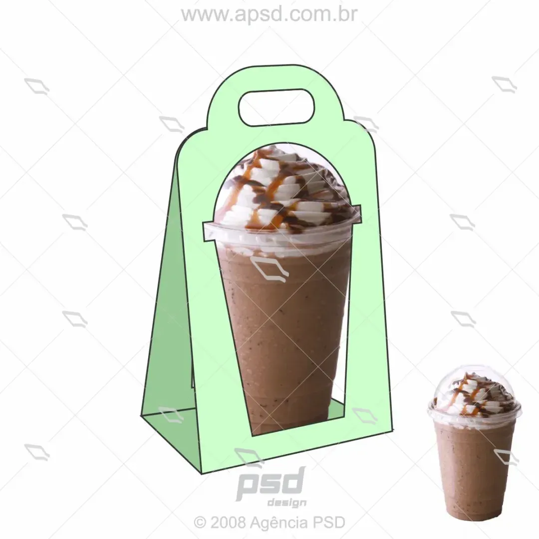 molde caixa caneca bolha